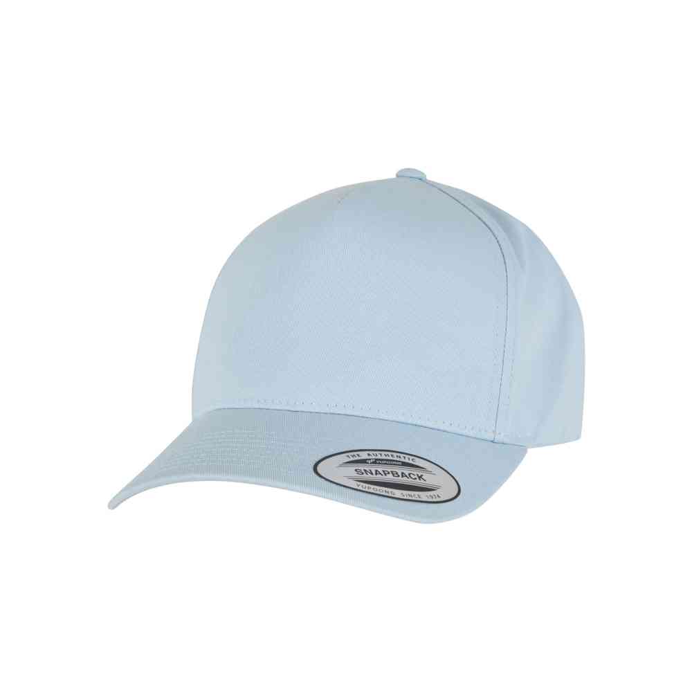 Flexfit - 5-Panel Curved Classic Snapback Cap - Blue